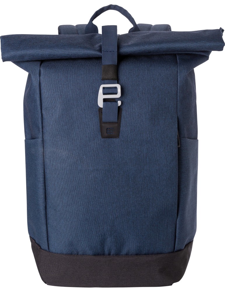 Sac à dos porte-ordinateur roll-top en polyester 600D - Oberon