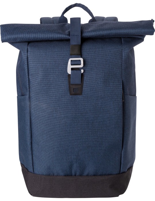 Sac à dos porte-ordinateur roll-top en polyester 600D - Oberon