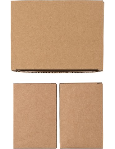 Set de 2 jeux de cartes en carton recyclé Arwen