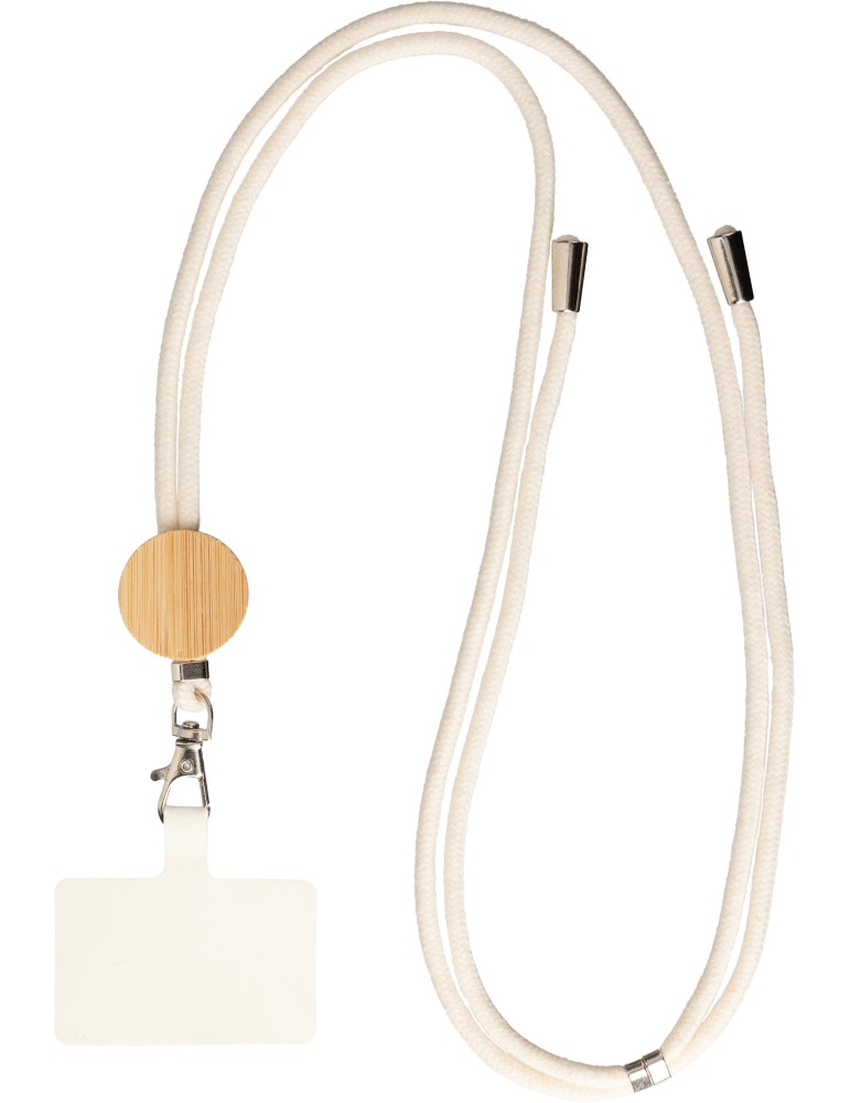 Porte-téléphone en coton Lanyard Personnalisé - Lucia