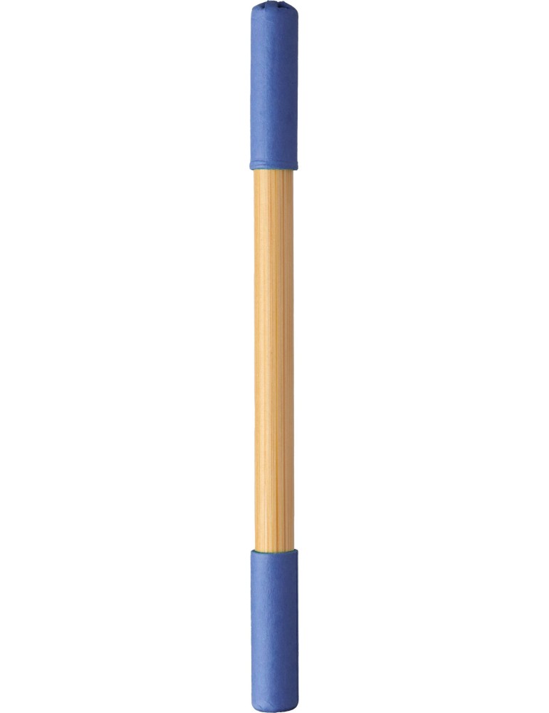Crayon et Stylo en Bambou - Pratique Personnalisée pas cher