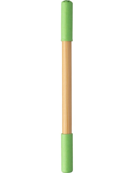 Crayon et Stylo en Bambou - Pratique Personnalisée pas cher