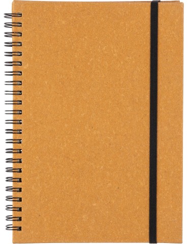 Carnet A5 en cuir recyclé personnalisé - et élégant pas cher 2