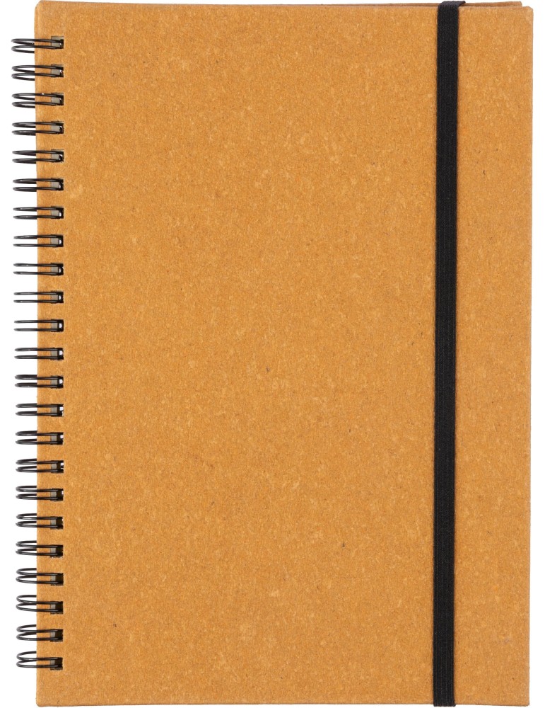 Carnet A5 en cuir recyclé personnalisé - et élégant pas cher