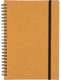 Carnet A5 en cuir recyclé personnalisé - et élégant pas cher