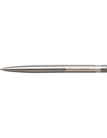 Stylo bille twist en acier inoxydable recyclé Hannelore