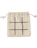 Jeu de morpion | Bois | Pochette coton