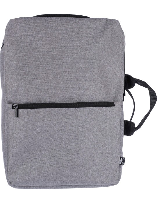 Sac à dos porte-ordinateur de 15'' en polyester rPET 300D personnalisé Mallory
