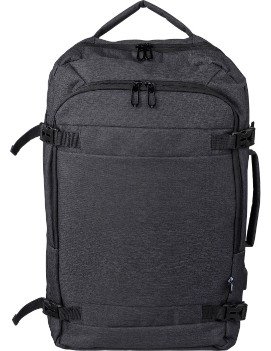 Sac à dos porte-ordinateur de 17'' en polyester rPET 300D personnalisé Malcolm