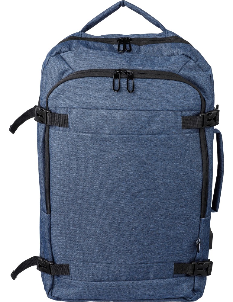 Sac à dos porte-ordinateur de 17'' en polyester rPET 300D personnalisé Malcolm
