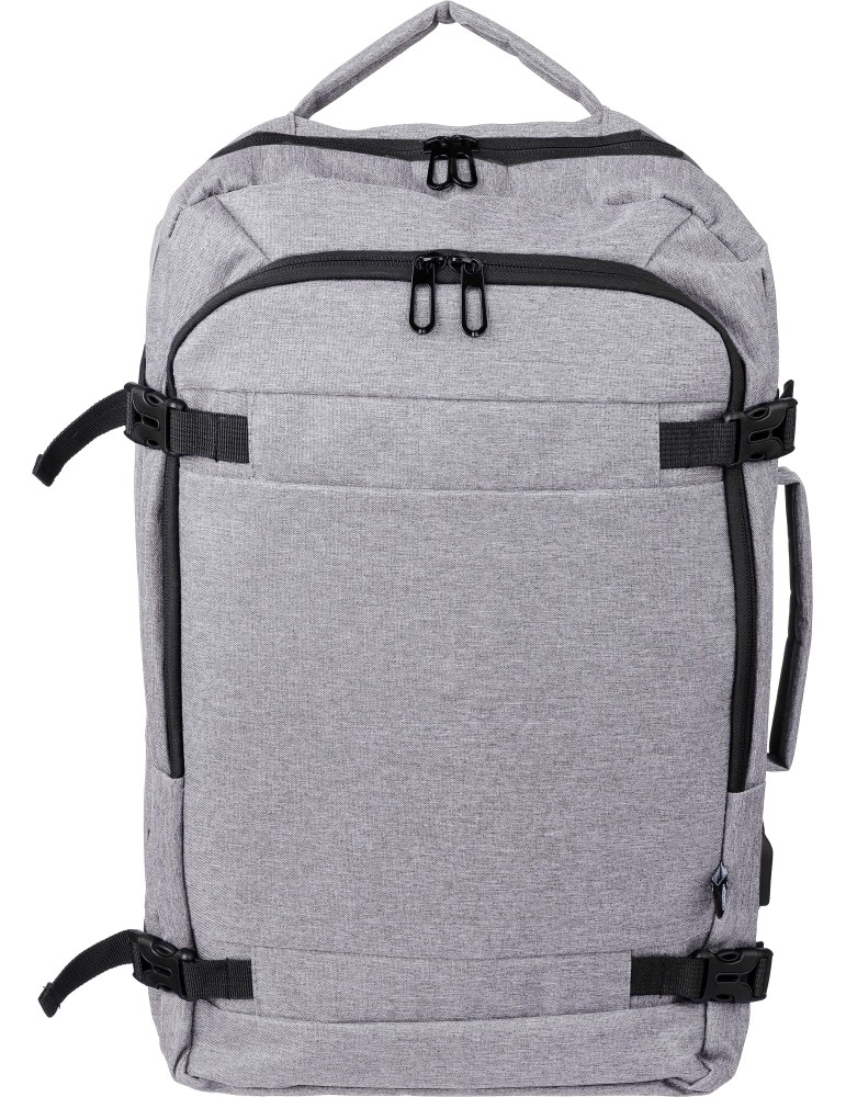 Sac à dos porte-ordinateur de 17'' en polyester rPET 300D personnalisé Malcolm