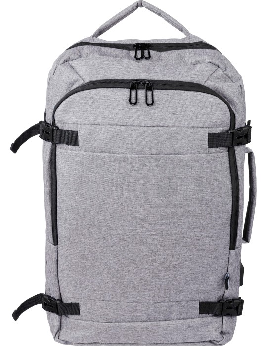 Sac à dos porte-ordinateur de 17'' en polyester rPET 300D personnalisé Malcolm