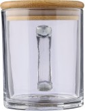 Mug Ashley | Verre recyclé | Couvercle bambou | 300 ml