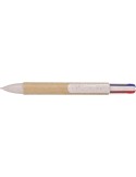 Stylo bille Deborah | Carton recyclé et paille de blé | 4 couleurs