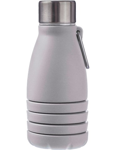 Gourde pliable de 550 ml en silicone personnalisée Erin