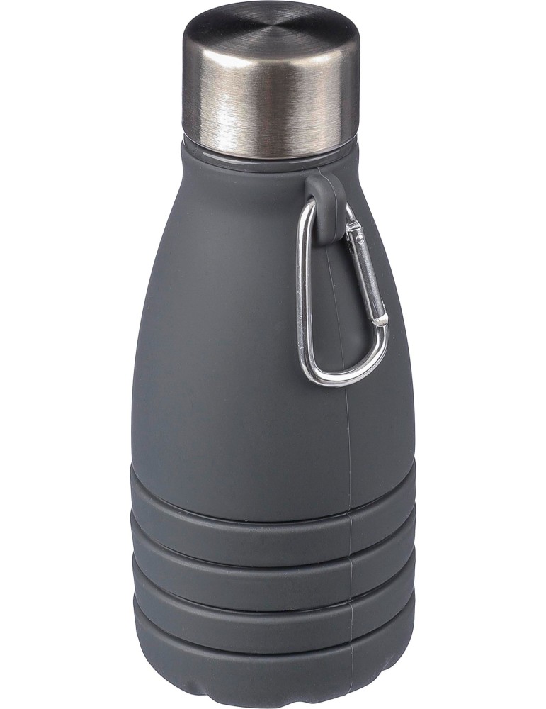 Gourde pliable de 550 ml en silicone personnalisée Erin