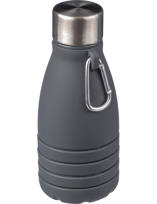 Gourde pliable de 550 ml en silicone personnalisée Erin