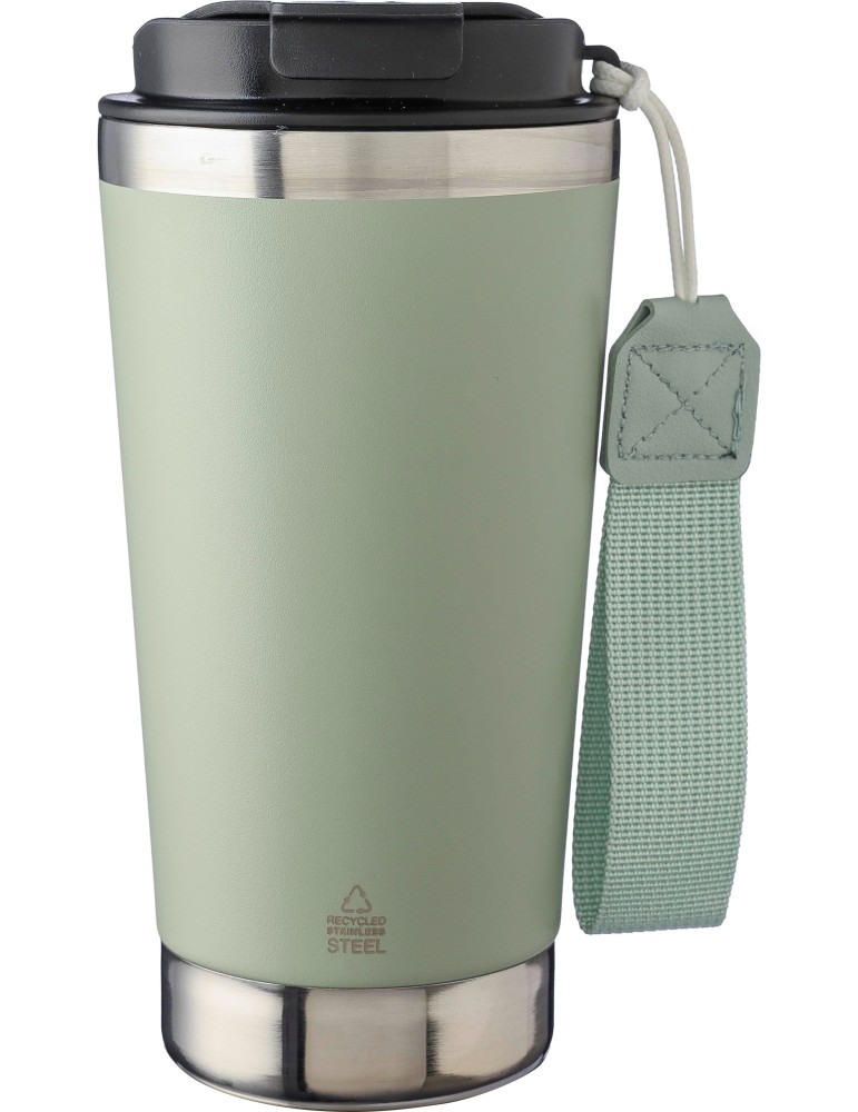 Mug isotherme en acier inoxydable recyclé personnalisé Kayla