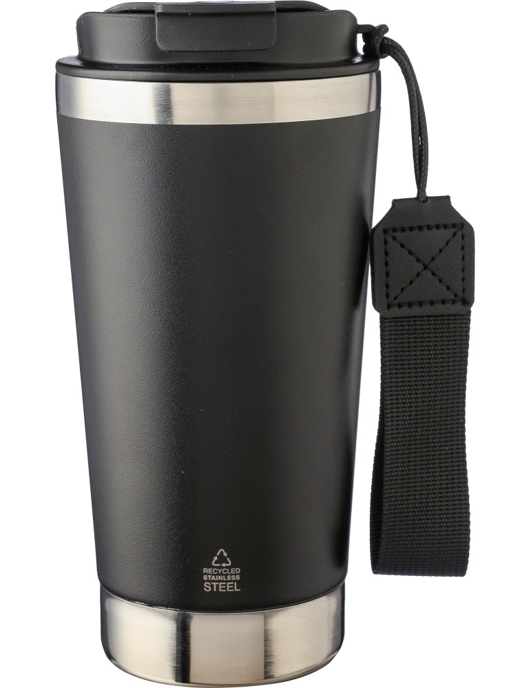 Mug isotherme en acier inoxydable recyclé personnalisé Kayla