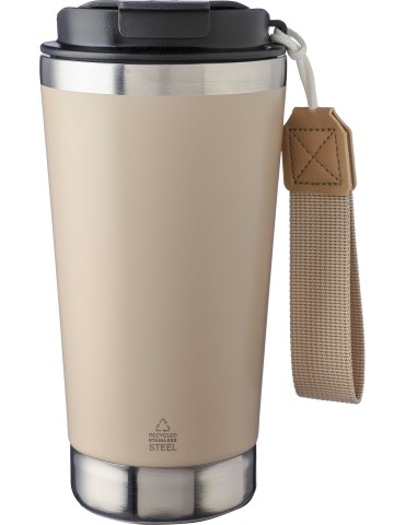 Mug isotherme en acier inoxydable recyclé personnalisé Kayla