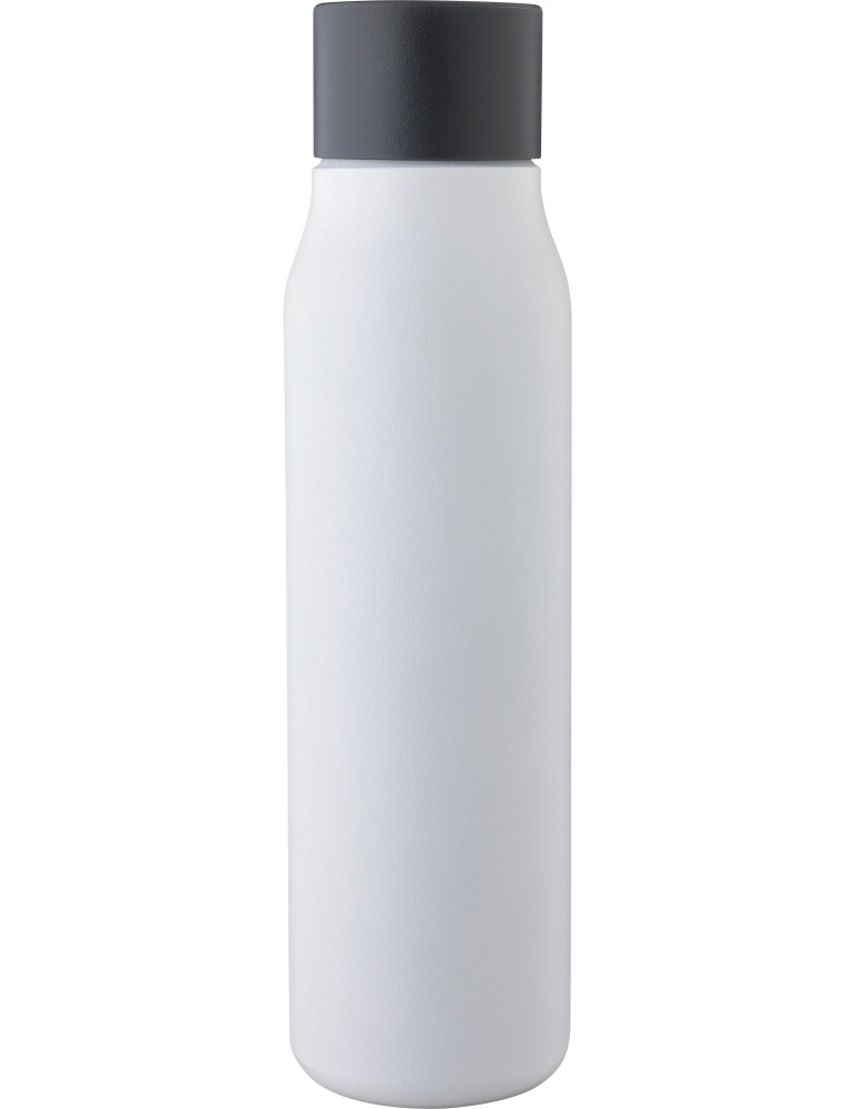Gourde double paroi de 600 ml en acier inoxydable recyclé Cassian