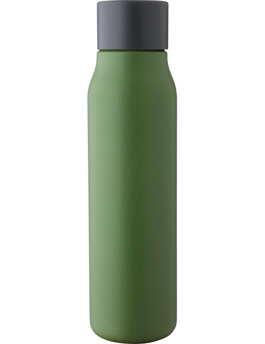 Gourde double paroi de 600 ml en acier inoxydable recyclé Cassian