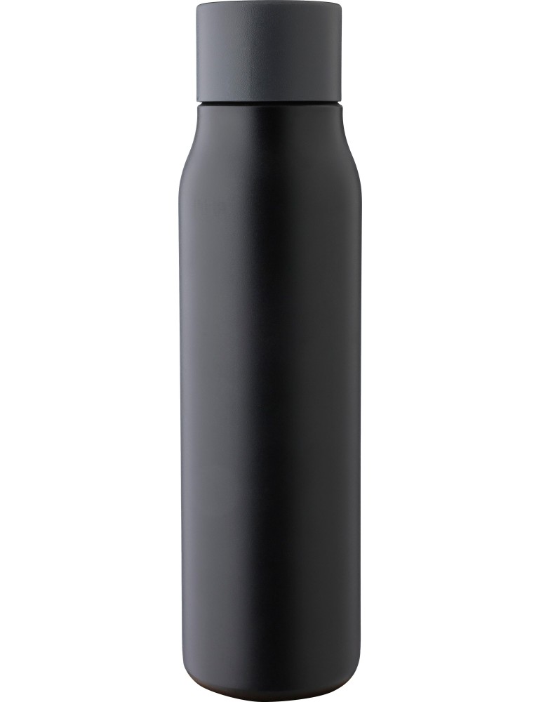 Gourde double paroi de 600 ml en acier inoxydable recyclé Cassian
