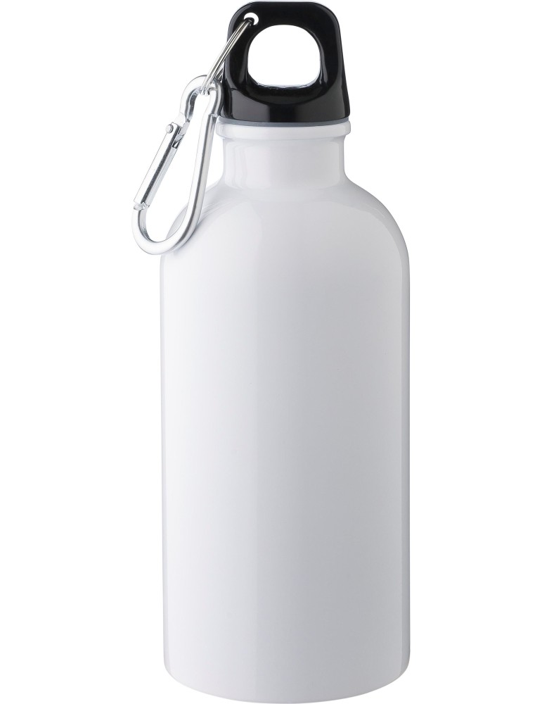 Gourde simple paroi de 400 ml en acier inoxydable recyclé Sable
