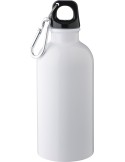 Gourde simple paroi de 400 ml en acier inoxydable recyclé Sable