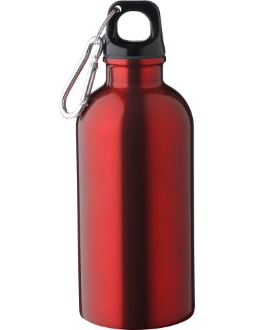 Gourde simple paroi de 400 ml en acier inoxydable recyclé Sable
