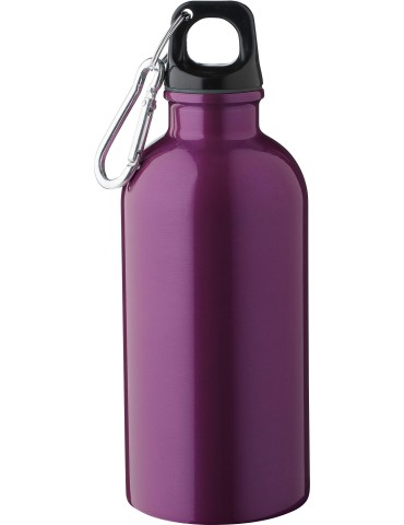Gourde simple paroi de 400 ml en acier inoxydable recyclé Sable