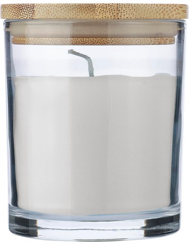 Bougie Riven | Verre avec couvercle bambou 2