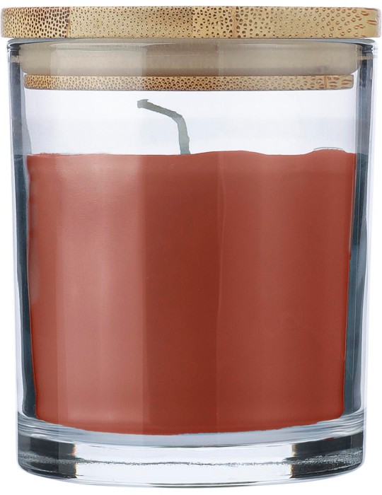 Bougie dans un contenant en verre Riven