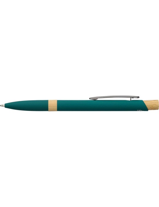 Stylo bille en aluminium recyclé toucher gomme Calandra
