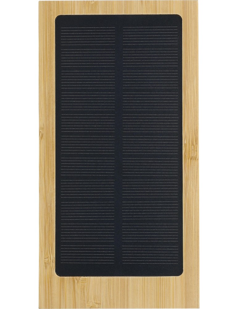 Power bank solaire en bambou Elz