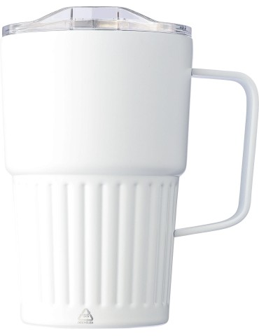 Mug nomade double paroi en acier inoxydable recyclé de 450 ml Calo