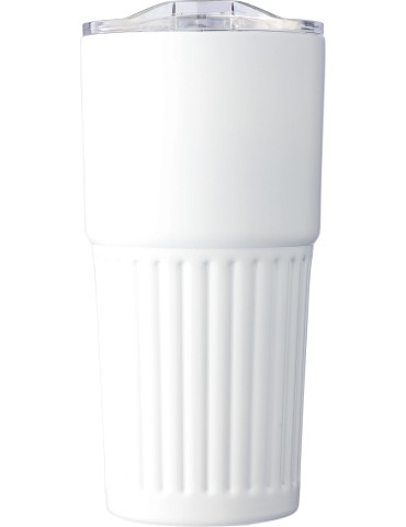 Mug double paroi en acier inoxydable recyclé de 500 ml Kael