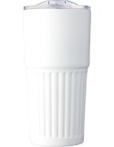 Mug double paroi en acier inoxydable recyclé de 500 ml Kael