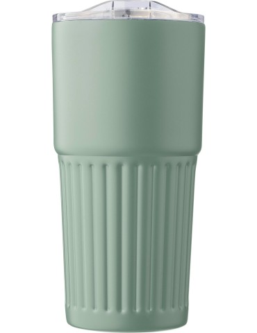 Mug double paroi en acier inoxydable recyclé de 500 ml Kael