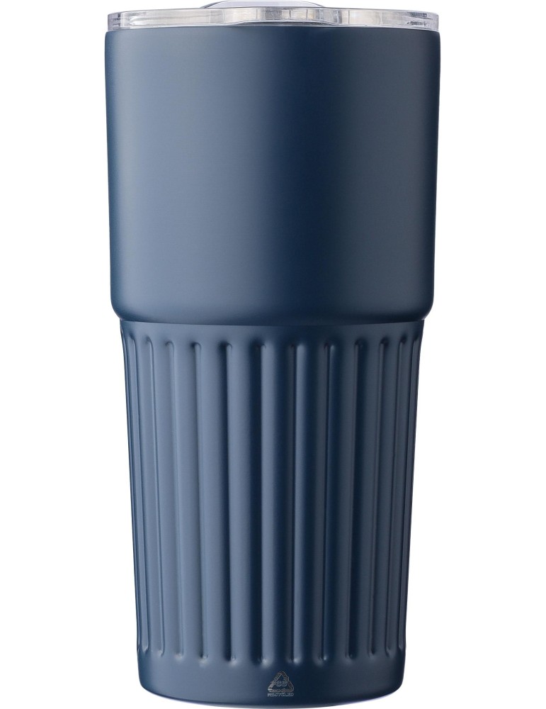 Mug double paroi en acier inoxydable recyclé de 500 ml Kael
