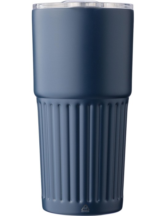 Mug double paroi en acier inoxydable recyclé de 500 ml Kael