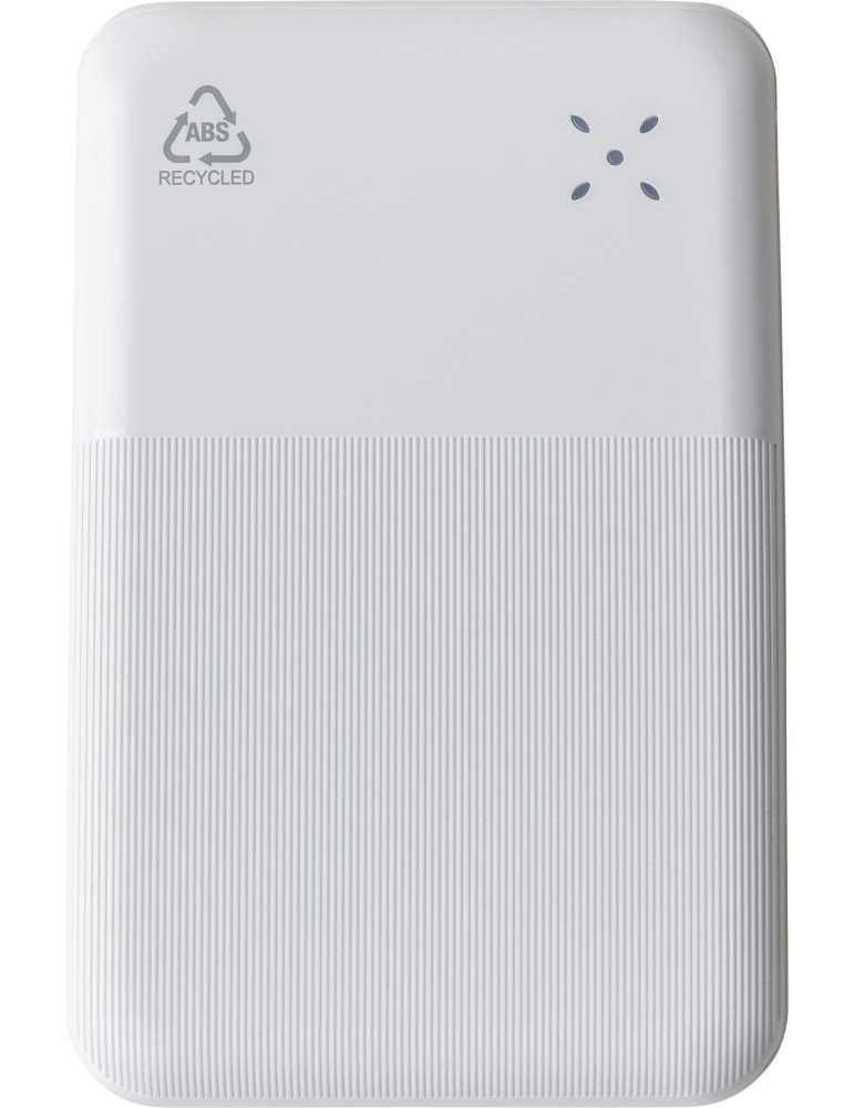 Power bank en ABS recyclé Tavi