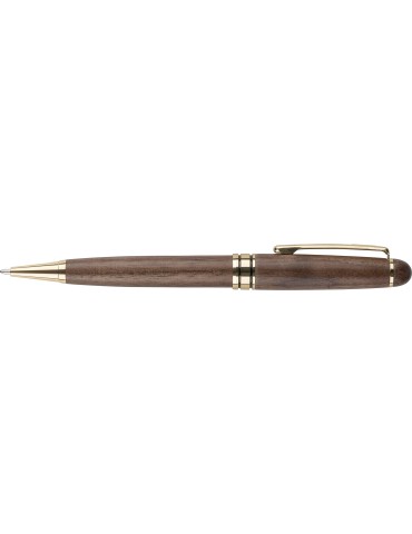 Stylo bille twist en bois de noyer Noa