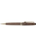 Stylo bille twist en bois de noyer Noa