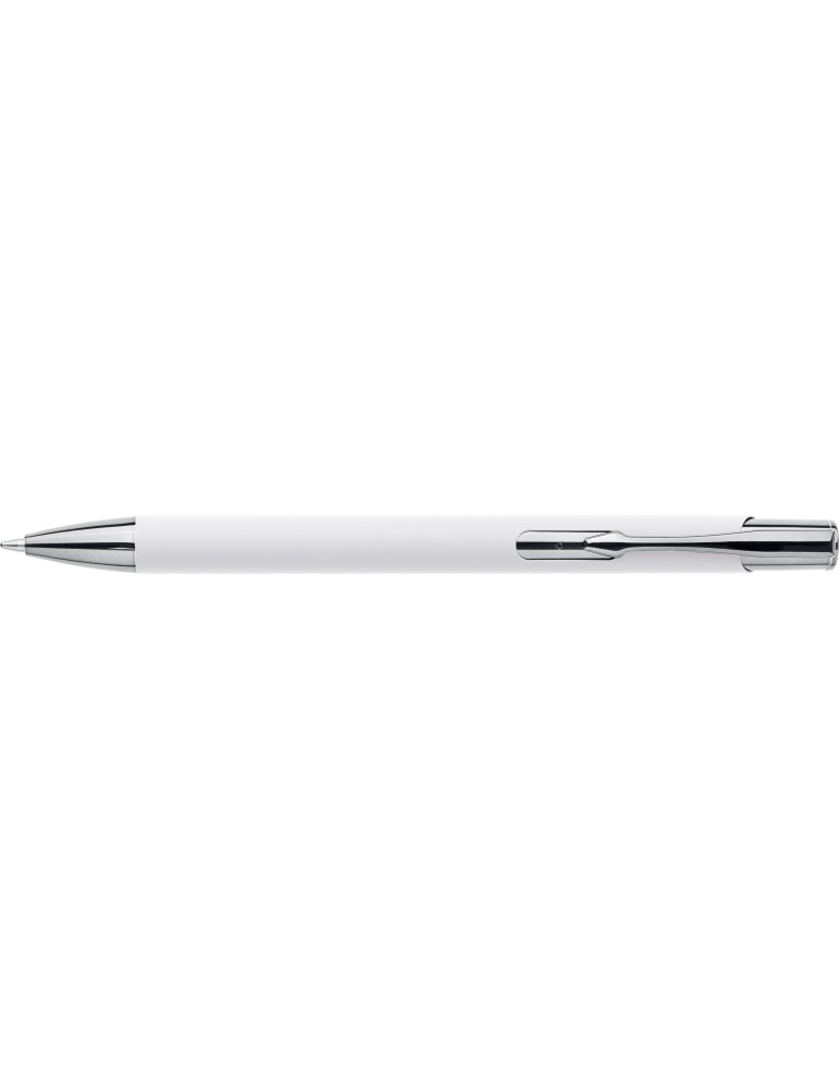 Stylo à bille toucher gomme en aluminium recyclé Anisa