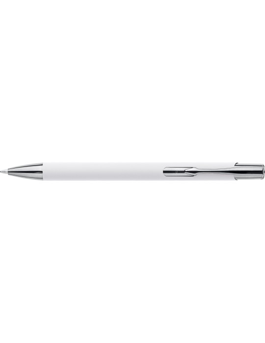Stylo à bille toucher gomme en aluminium recyclé Anisa