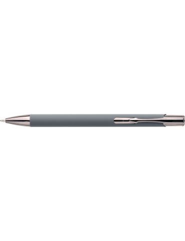 Stylo à bille toucher gomme en aluminium recyclé Anisa