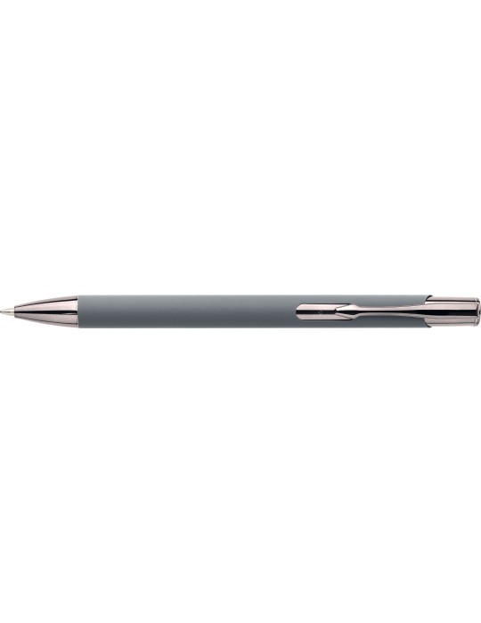 Stylo à bille toucher gomme en aluminium recyclé Anisa