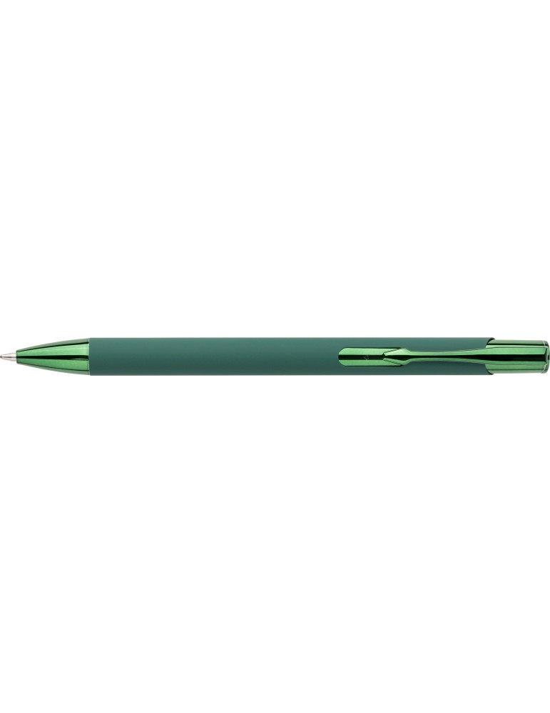 Stylo à bille toucher gomme en aluminium recyclé Anisa
