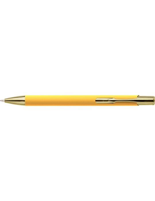 Stylo à bille toucher gomme en aluminium recyclé Anisa